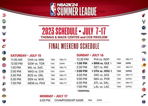 lv summer league|summer league 2024 dates.